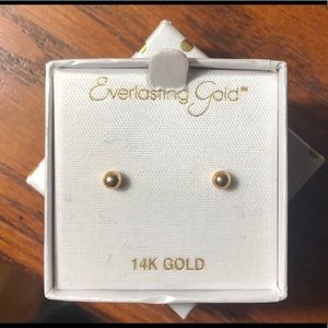 Gold Stud Earrings